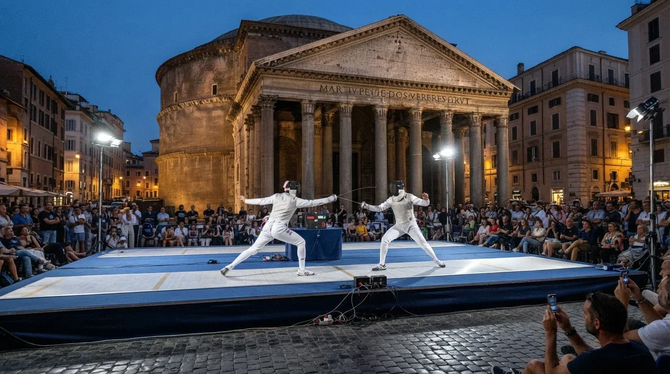 Italy Champions Inclusive Fencing in Rome with Pantheon Showcase