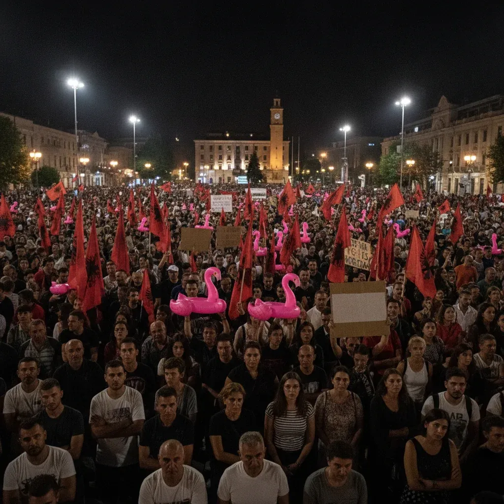 Albania's Flamingo Revolution: Mass Protests Intensify Over Trump-Linked Resort Threatening Adriatic Ecosystem
