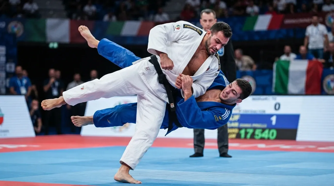 Italian Judoka Pirelli Goes Undefeated in Budapest, Targets World Gold