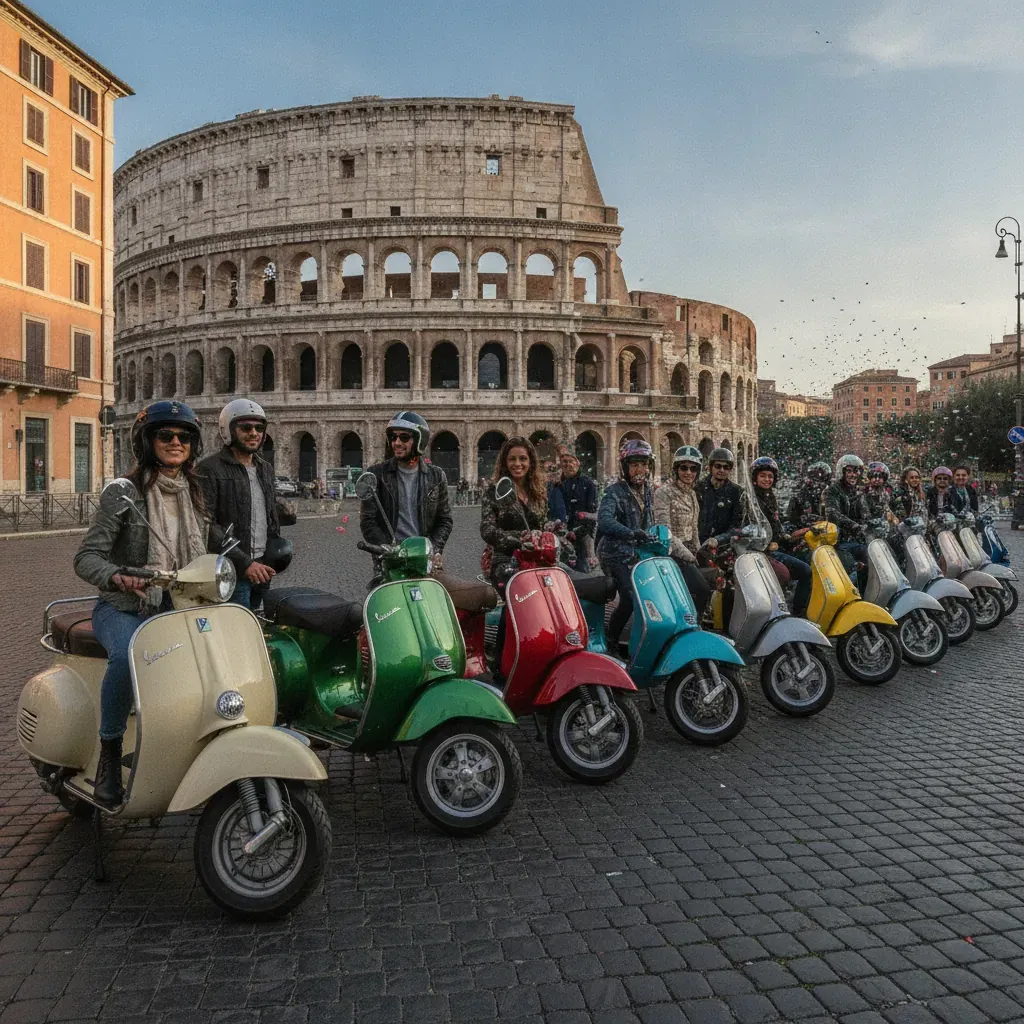 Rome's Historic Vespa Celebration Brings 25,000 Scooters and Millions in Tourism Revenue