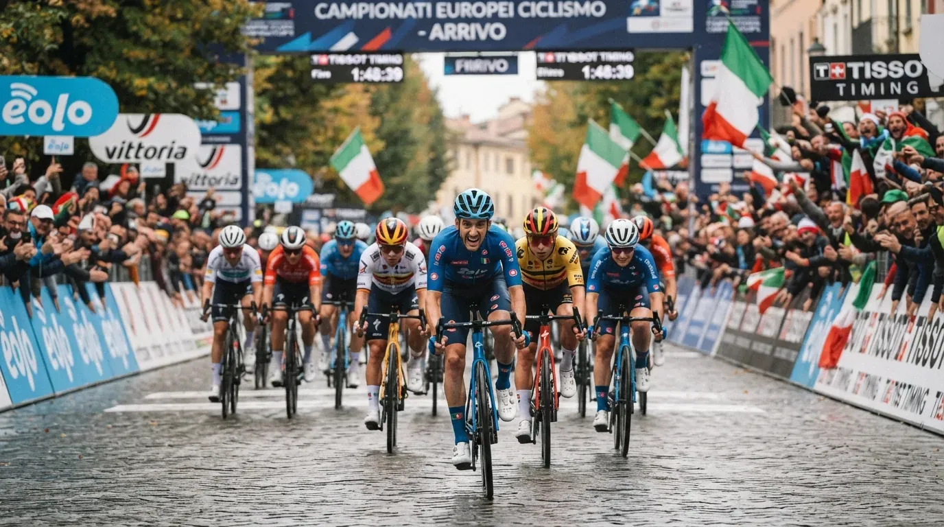 Vollering Wins European Gold as Ciccone Edged by Evenepoel in Photofinish Thriller