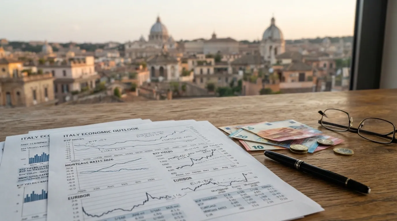 BTP Yields Hit 4.38%-4.42%, Driving Mortgage Rates Above 5% for Italian Borrowers