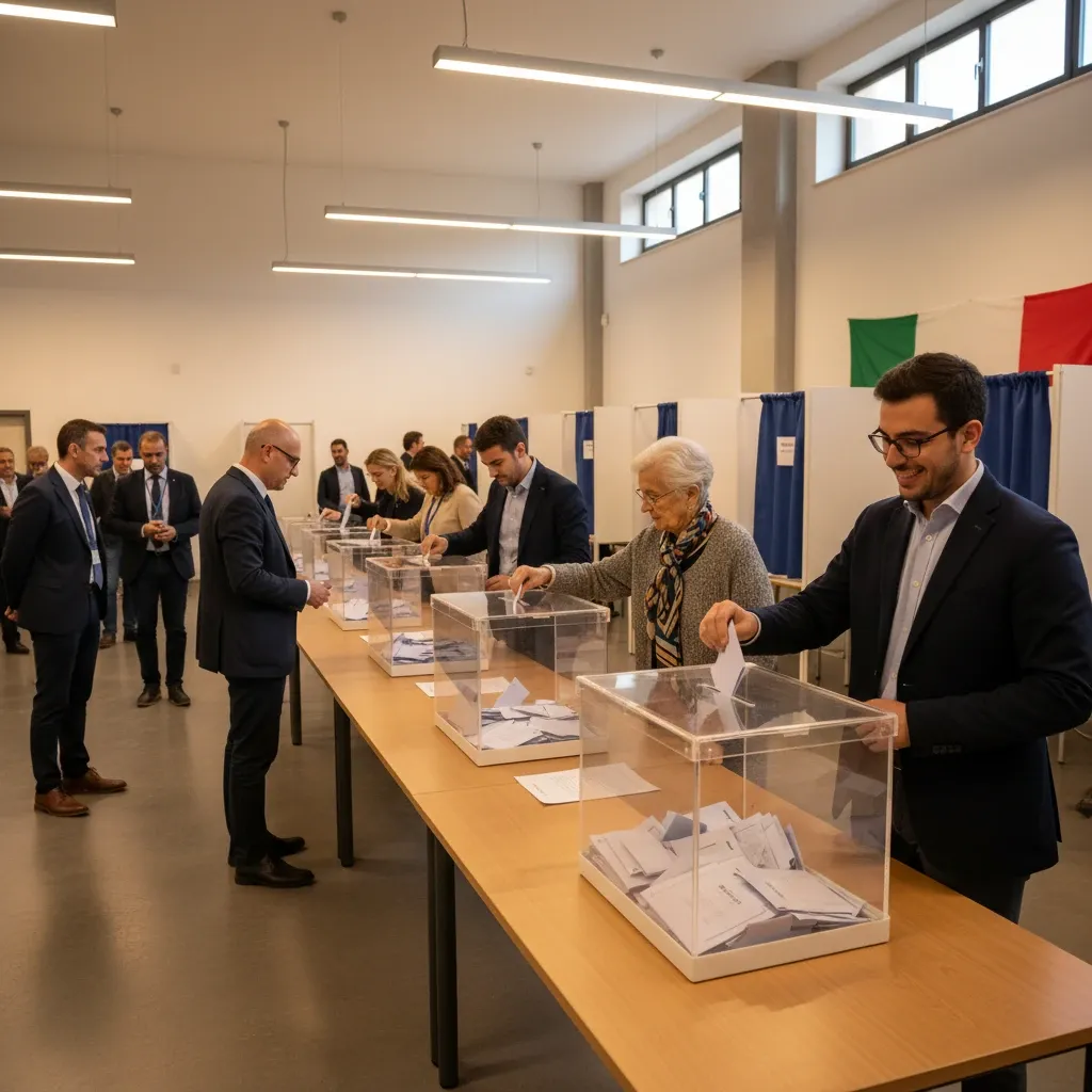 Italy's Municipal Runoffs: Six Cities Vote Sunday-Monday to Elect Mayors